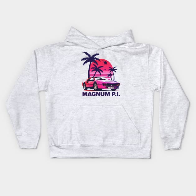 Magnum PI Kids Hoodie by TheSnowWatch